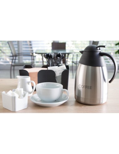 Pichet isotherme à café Olympia 1,5 L - Argent