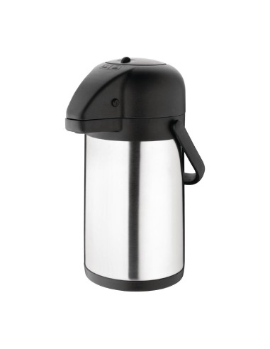 Pichet à pompe Olympia 1,9L - Isotherme inox
