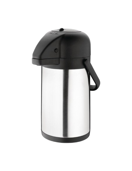 Pichet à pompe Olympia 1,9L - Isotherme inox