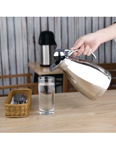 Pichet isotherme Olympia 1 L - inox double paroi 2