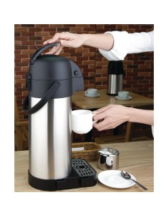 Pichet à levier Olympia 4L - Isotherme inox 2