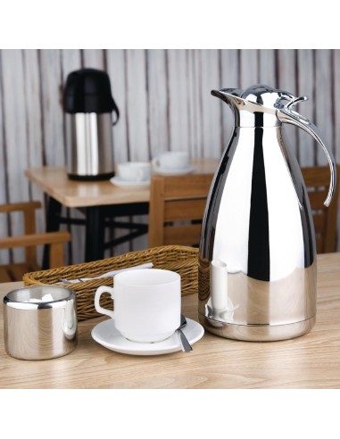 Pichet isotherme Olympia 2 L - inox double paroi