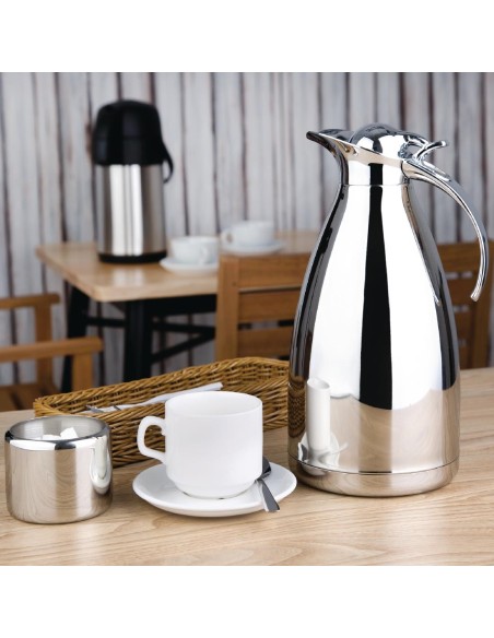 Pichet isotherme Olympia 2 L - inox double paroi