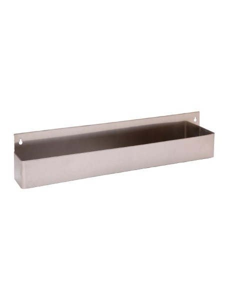 Porte-bouteilles Beaumont 817 mm - inox, pose mur ou sol