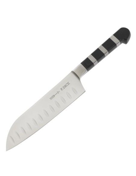 Couteau Santoku Dick 1905 180mm - Manche noir