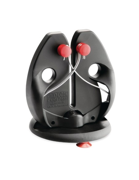 Aiguiseur Dick Rapid Steel Action avec socle - Noir
