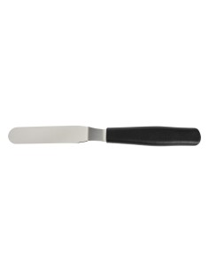 Spatule coudée Dick 10 cm - inox noir 2