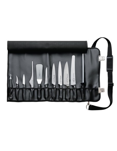 Ensemble 11 couteaux Dick Premier Plus avec étui - Noir