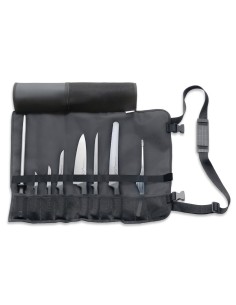 Ensemble 8 couteaux Dick Pro Dynamic avec étui - Noir