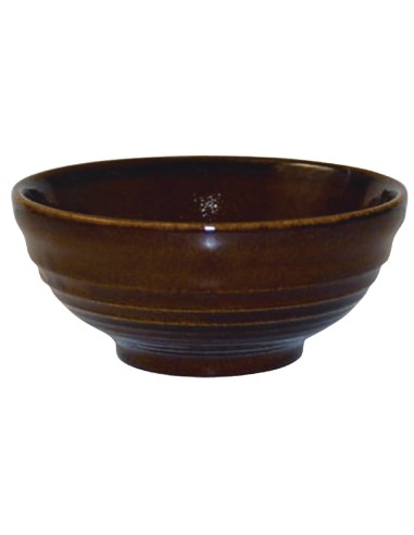 Bols à soupe Churchill Bit on the Side Brown 120mm - Lot de 12