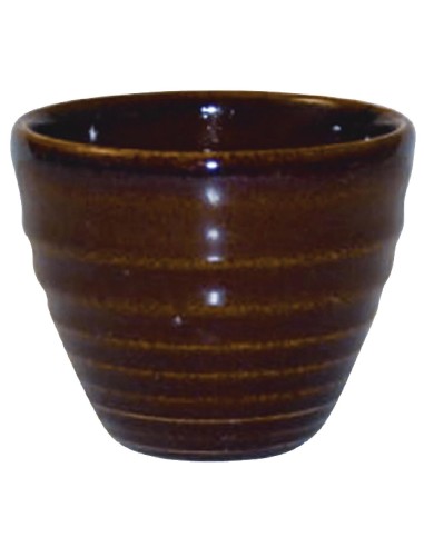 Pots à sauce Churchill Bit on the Side Brown 114 ml - Lot de 12
