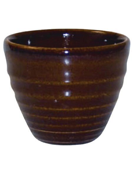 Pots à sauce Churchill Bit on the Side Brown 114 ml - Lot de 12
