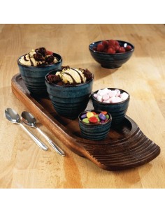 Pots à sauce Churchill Bit on the Side Blue 57 ml - Lot de 12 2