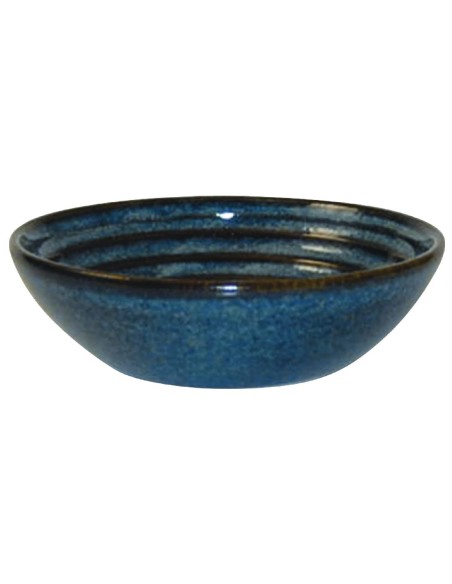 Pots à sauce Churchill Bit on the Side Blue 113 mm - Lot de 12