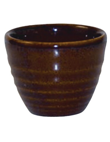 Pots à sauce Churchill Bit on the Side Brown 57 ml - Lot de 12