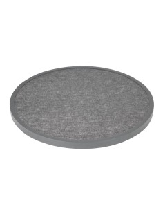 Plateau de table extérieur rond Bolero 580 mm - verre trempé noir 2