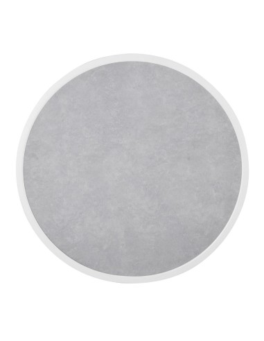 Plateau rond en verre trempé Bolero 580 mm - gris clair