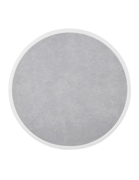 Plateau rond en verre trempé Bolero 580 mm - gris clair