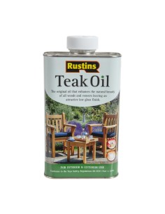 Huile pour teck Rustins 1 L - Protection bois extérieur