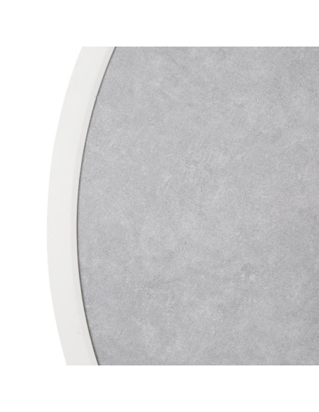 Plateau rond en verre trempé Bolero 580 mm - gris clair