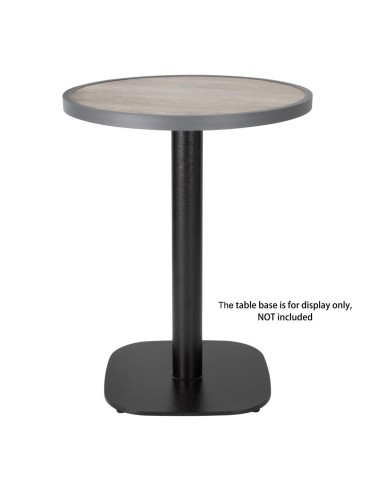 Plateau de table extérieur rond Bolero 580 mm - verre trempé