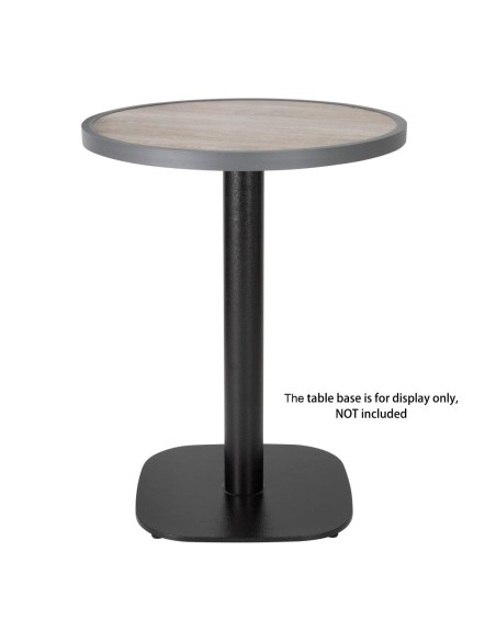 Plateau de table extérieur rond Bolero 580 mm - verre trempé