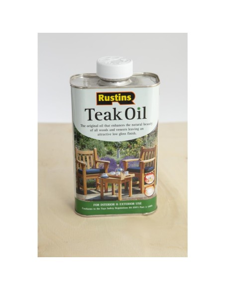Huile pour teck Rustins 1 L - Protection bois extérieur