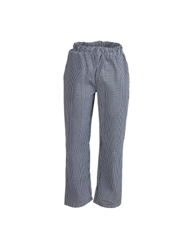 Pantalon cuisinier mixte Whites Vegas S - carreaux noir blanc