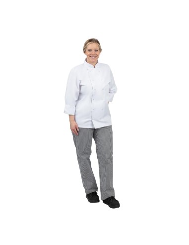 Pantalon cuisinier Whites Vegas M - Carreaux noir et blanc
