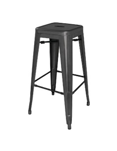 Tabourets hauts Bolero Bistro noirs - lot de 4