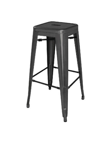 Tabourets hauts Bolero Bistro noirs - lot de 4