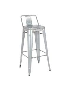 Tabouret haut Bolero Bistro - lot de 4 en acier galvanisé