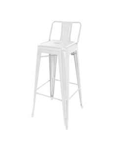 Tabouret haut Bolero Bistro blanc - lot de 4