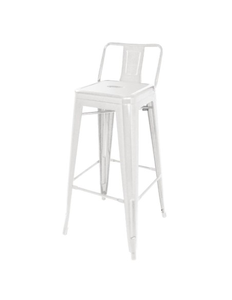 Tabouret haut Bolero Bistro blanc - lot de 4