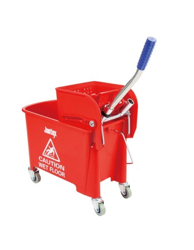 Seau essoreur Jantex Kentucky rouge 20L - Nettoyage professionnel