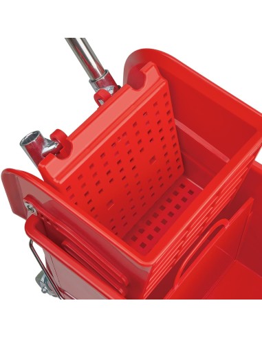 Seau essoreur Jantex Kentucky rouge 20L - Nettoyage professionnel