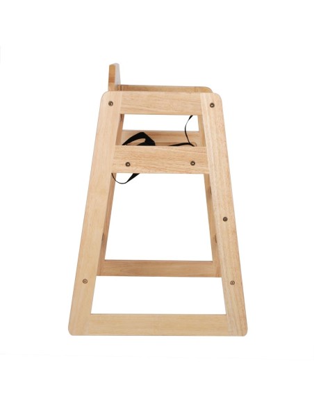Chaise haute en bois Bolero - finition naturelle