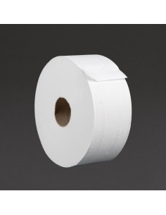 Rouleaux papier toilette 2 plis Jantex Jumbo 300m - lot de 6