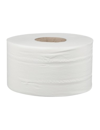 Rouleaux papier toilette 2 plis mini Jumbo Jantex 150m - lot de 12