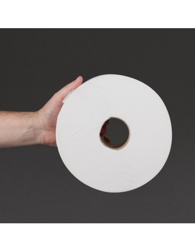 Rouleaux papier toilette 2 plis Jantex Jumbo 300m - lot de 6