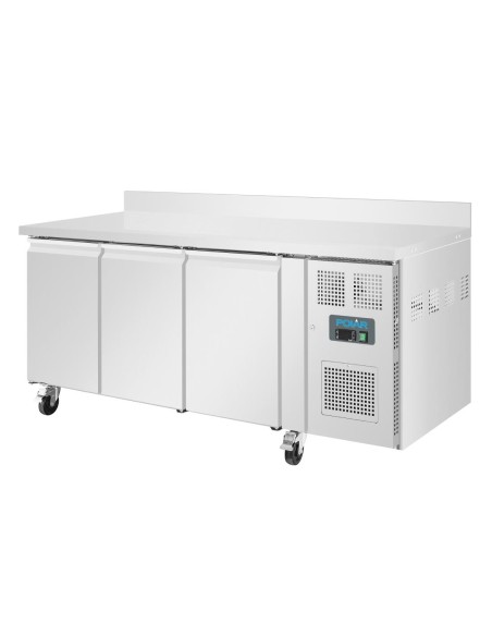 Table réfrigérée 3 portes 417L Polar Série U - Inox