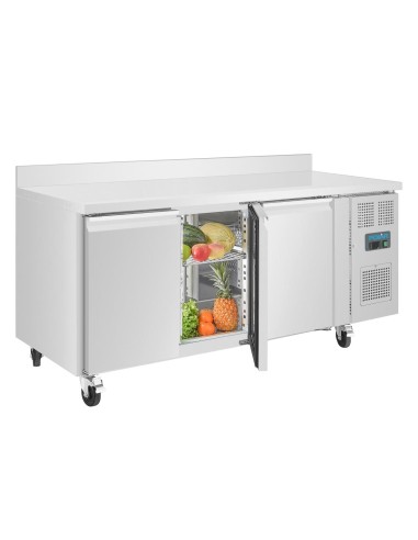 Table réfrigérée 3 portes 417L Polar Série U - Inox