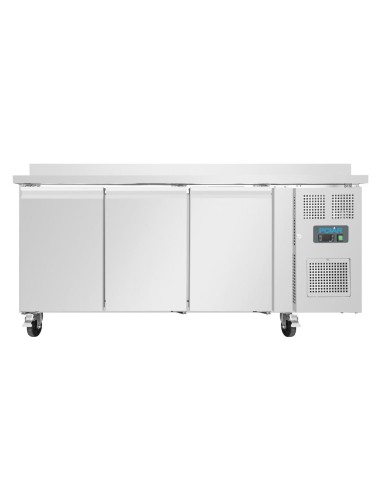Table réfrigérée 3 portes 417L Polar Série U - Inox