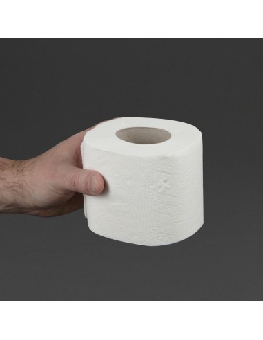 Rouleau de papier toilette 2 plis Jantex - lot de 36