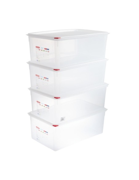 Boîtes alimentaires Araven GN 1/1 27,5L - lot de 4 sans BPA