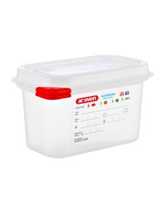 Boîte alimentaire Araven 1L - lot de 4, GN 1/9