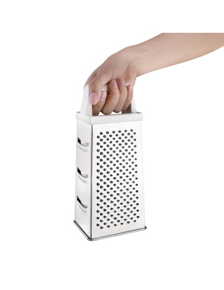 Râpe manuelle 4 faces Vogue - inox 230 mm