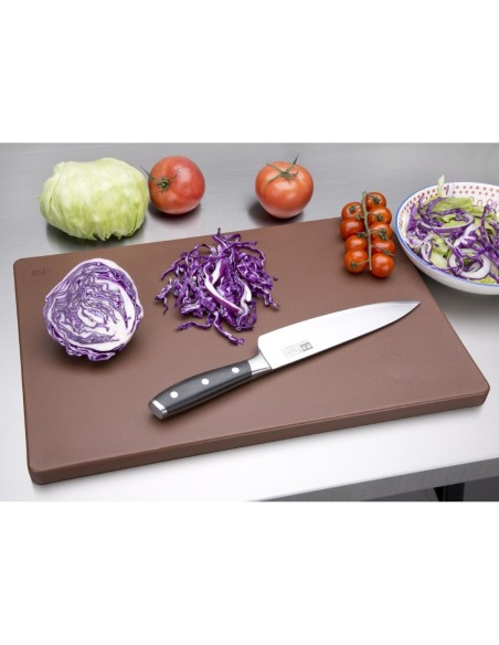 Planche à découper Hygiplas 20mm marron - 450x300 mm