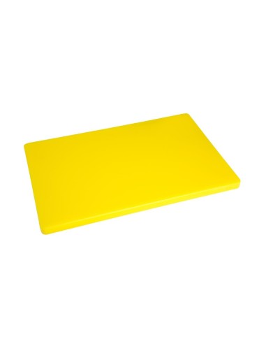 Planche à découper Hygiplas jaune 20mm - 450x300 mm