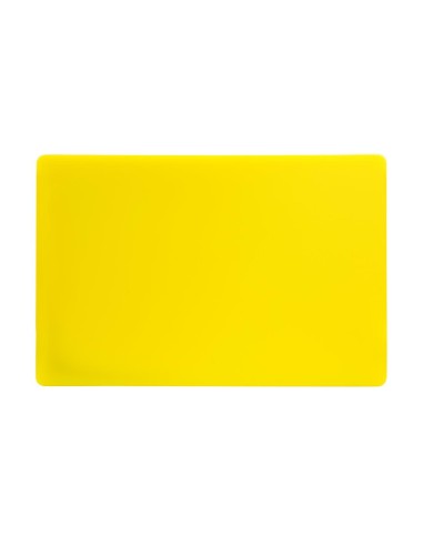 Planche à découper Hygiplas jaune 20mm - 450x300 mm